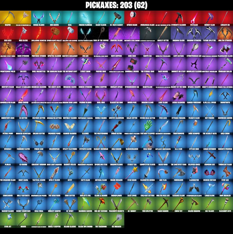 pickaxes comp