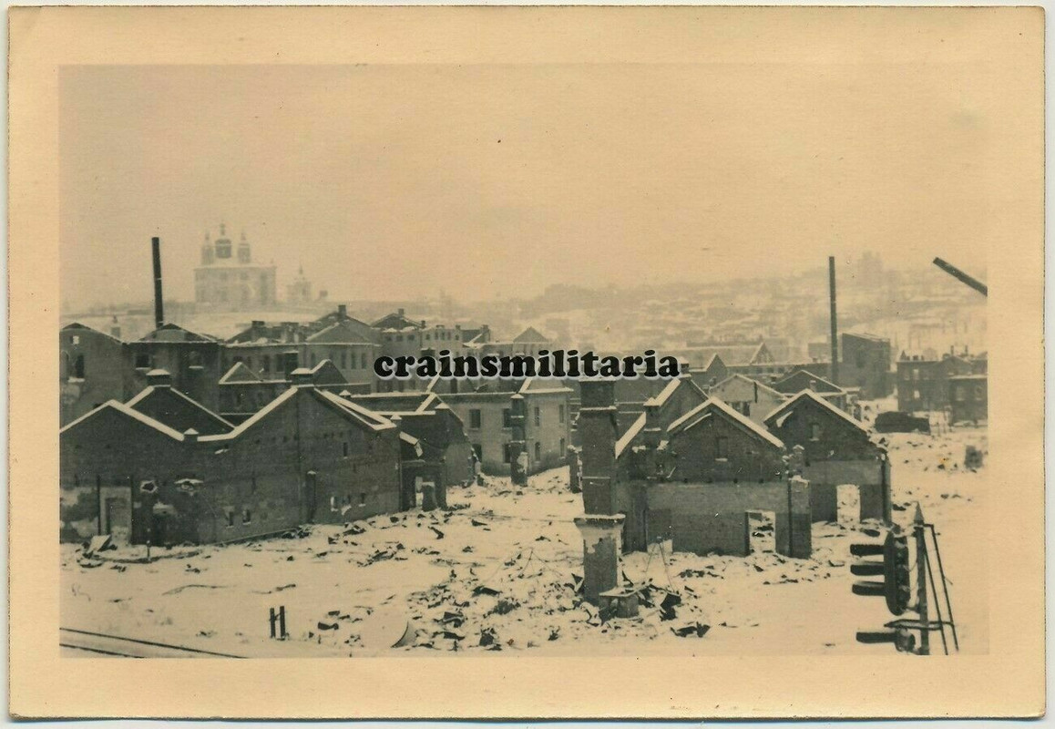 Orig. Foto orthodoxe Kirche in zerstörtes SMOLENSK Russland 1941