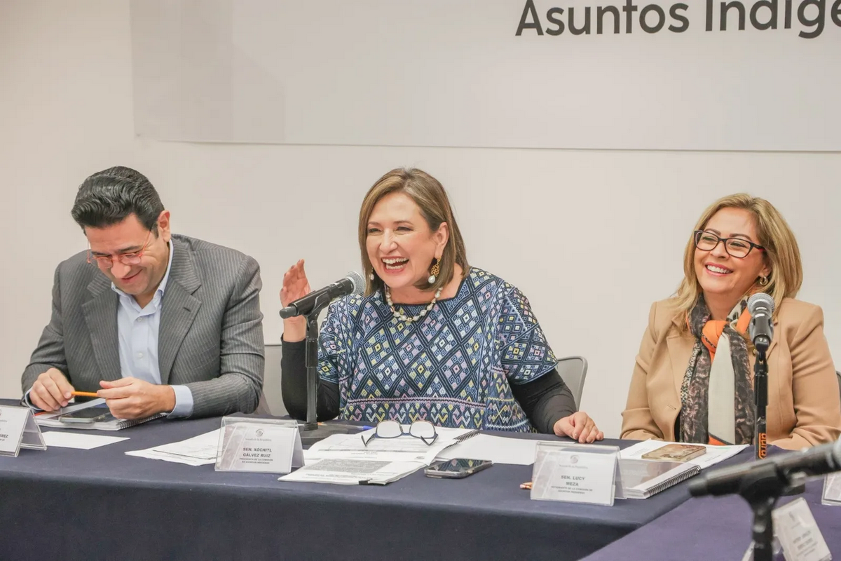 Presume Xóchitl Gálvez dejar sin pendientes Comisión de Asuntos Indígenas