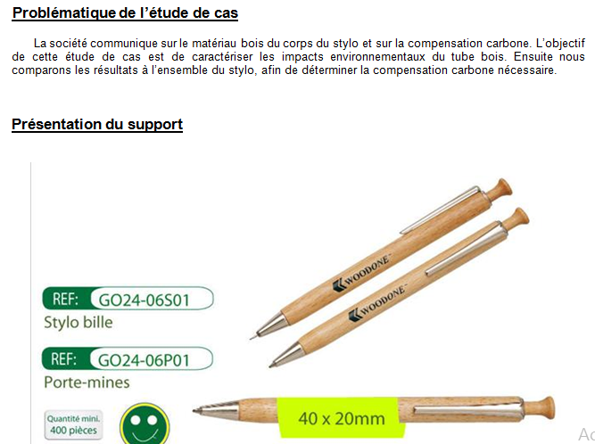 Analyser la relation Fonction/Impact d’un produit