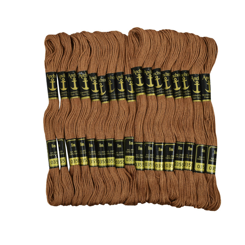 Anchor Cross Stitch Threads Stranded Cotton Beautiful Embroidery Floss 25 Skeins - Picture 97 of 156