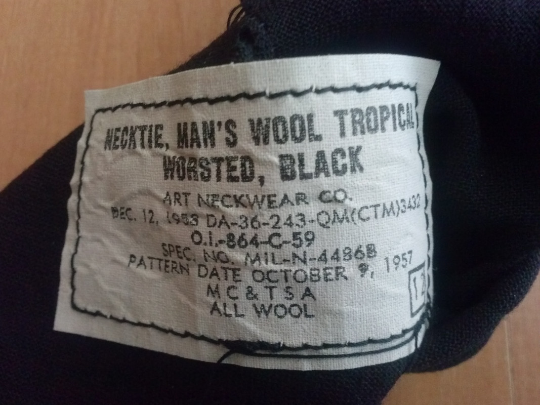Corbata Negra ( Uniforme Green - Vietnam ) 1953-57 - 01b