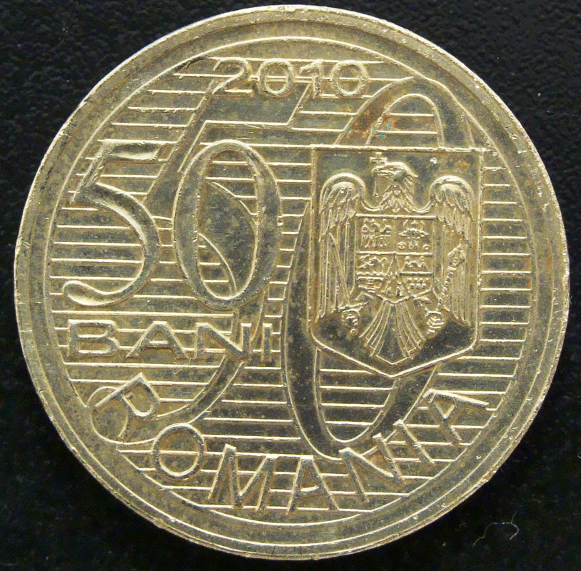 50 Bani. Rumania (2010) Aurel Vlaicu RUM-50-Bani-2010-Aurel-Vlaicu-anv