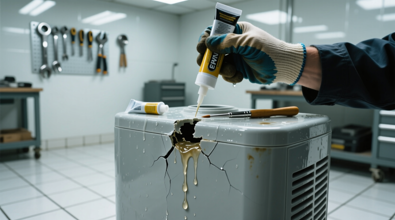 Устранение протечки резервуара увлажнителя