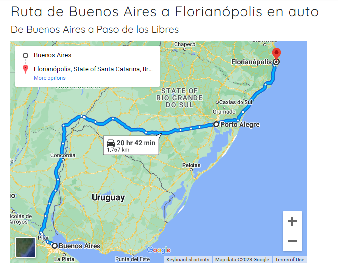 De Buenos Aires a Florianópolis en auto - Covid requisitos para viajar a Brasil ✈️ Foro América del Sur