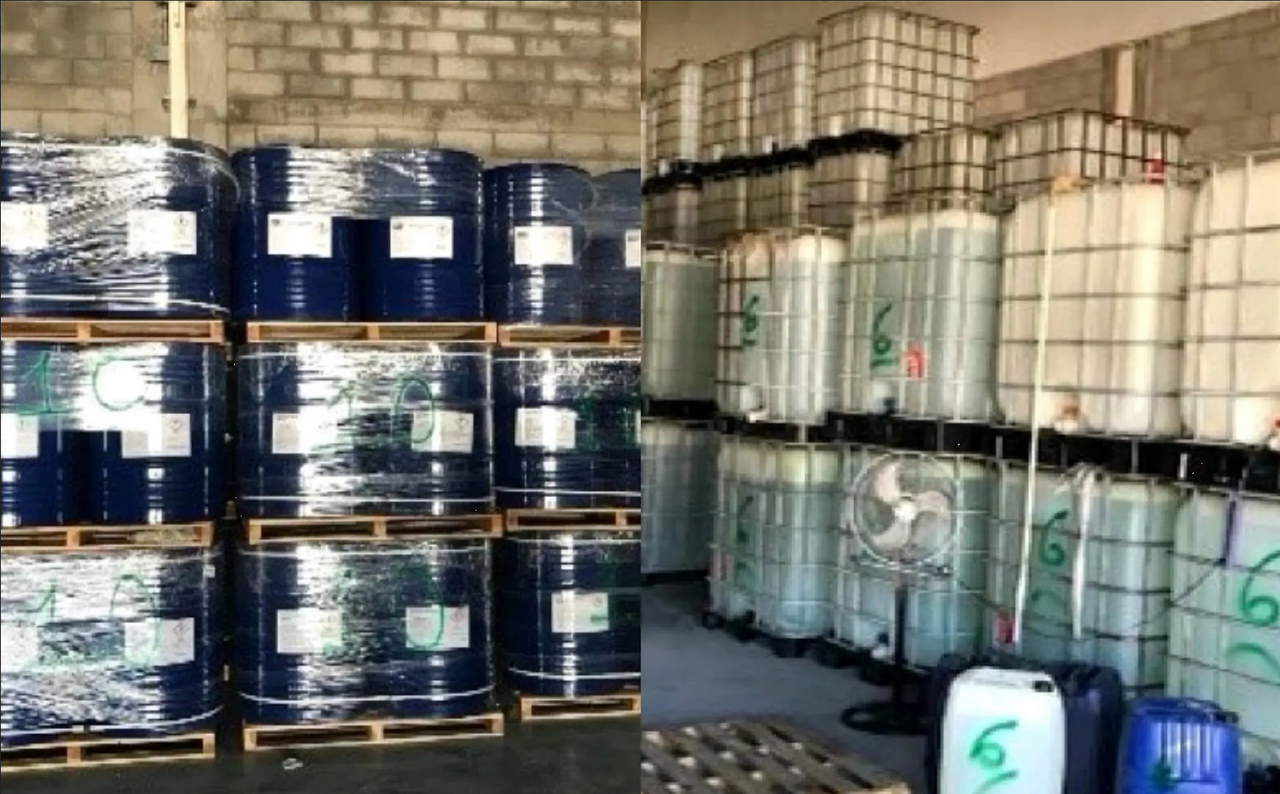 FGR asegura 100 toneladas de sustancias y precursores químicos en Sinaloa