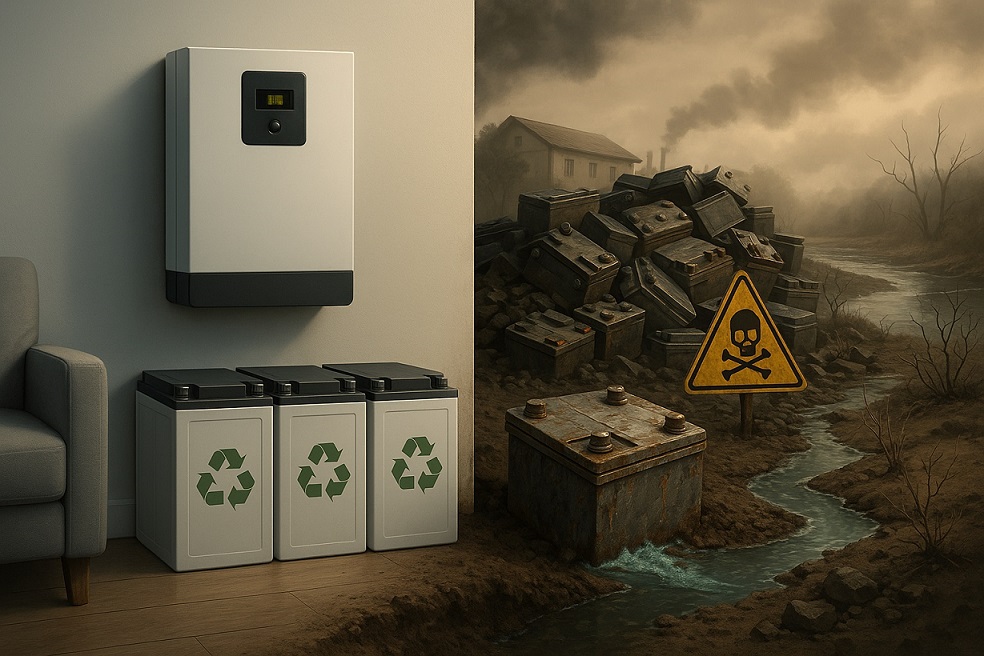 How Your Backup Battery May Be Polluting the Environment