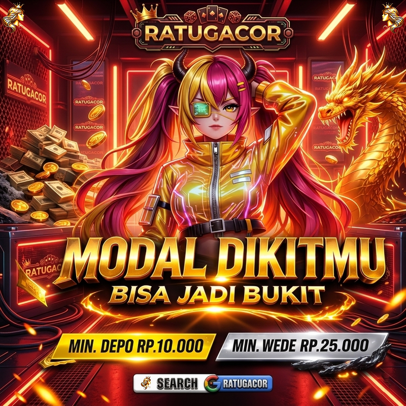RATUGACOR : Modal Receh Jadi Bukit Slot Gacor Gampang Menang 2026 image 1