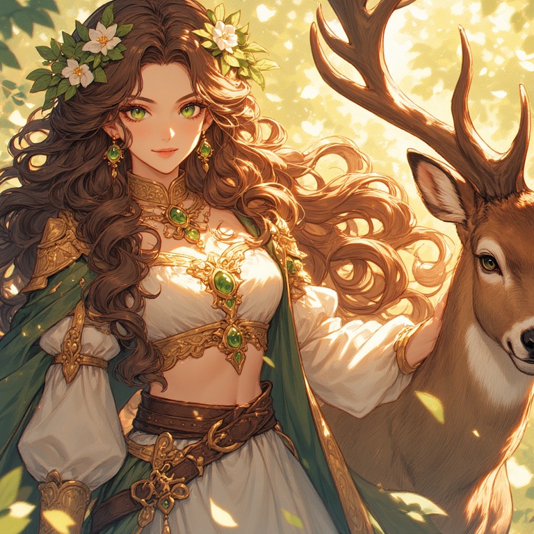 Goddess-Diana-with-a-Stag-waif-6