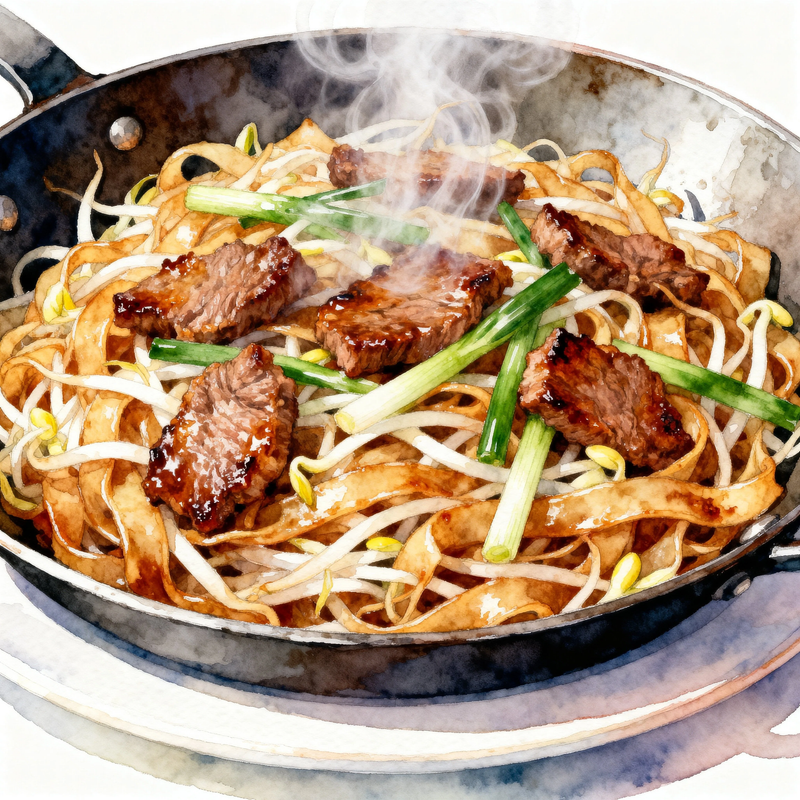 소고기 볶음 국수