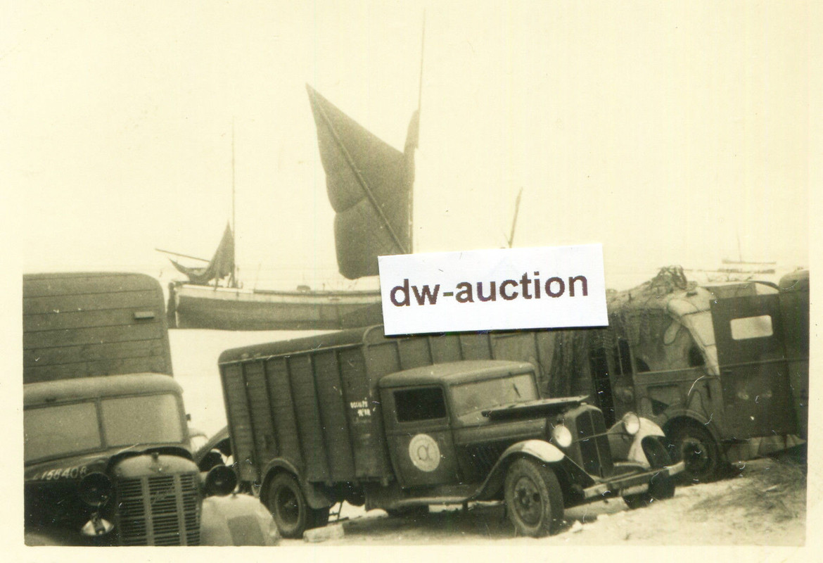 Dünkirchen Dunkerque , zerstörtes Segelschiff un