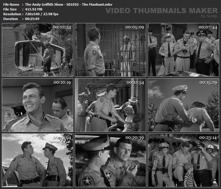 The Andy Griffith Show - S01E02 - The Manhunt.mkv