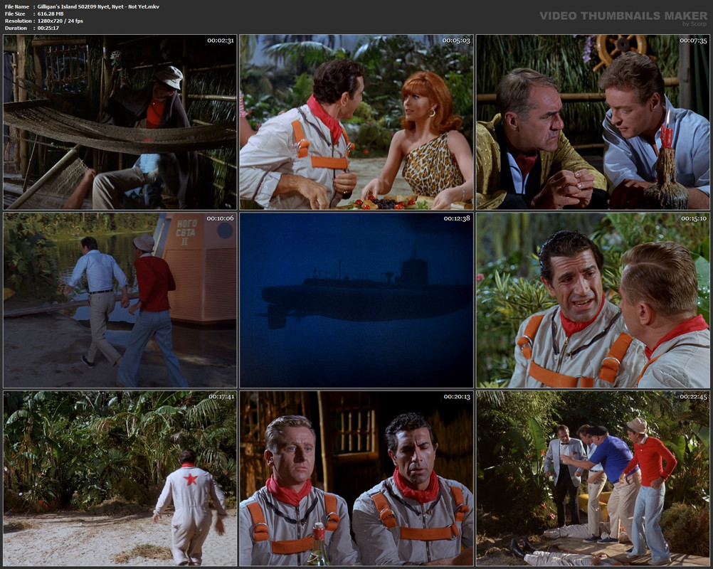 Gilligan's Island S02E09 Nyet, Nyet - Not Yet.mkv