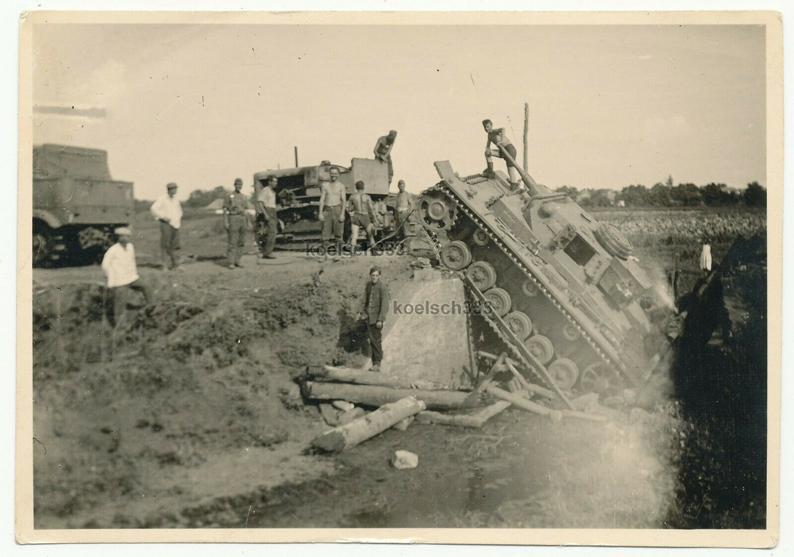 III der Wehrmacht ist auf einer Brücke eingebrochen ! Ostfront 1941