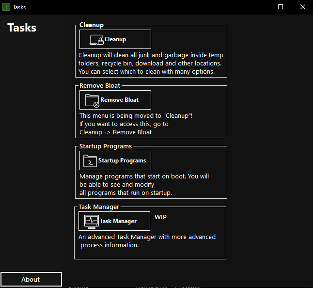 Tasks 3.4.0