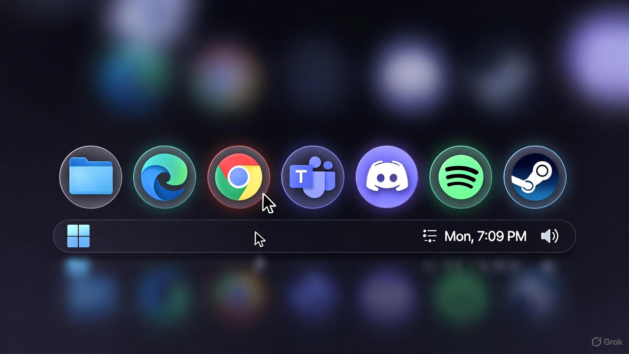 🌈 Windows 11 Finalmente Acorda: A Animação de Dock Nativa Que Está Derretendo o Coração dos Usuários