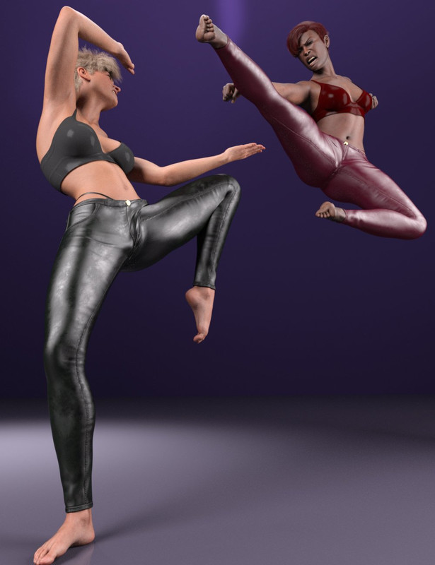 Asian Martial Arts Poses for Genesis 9