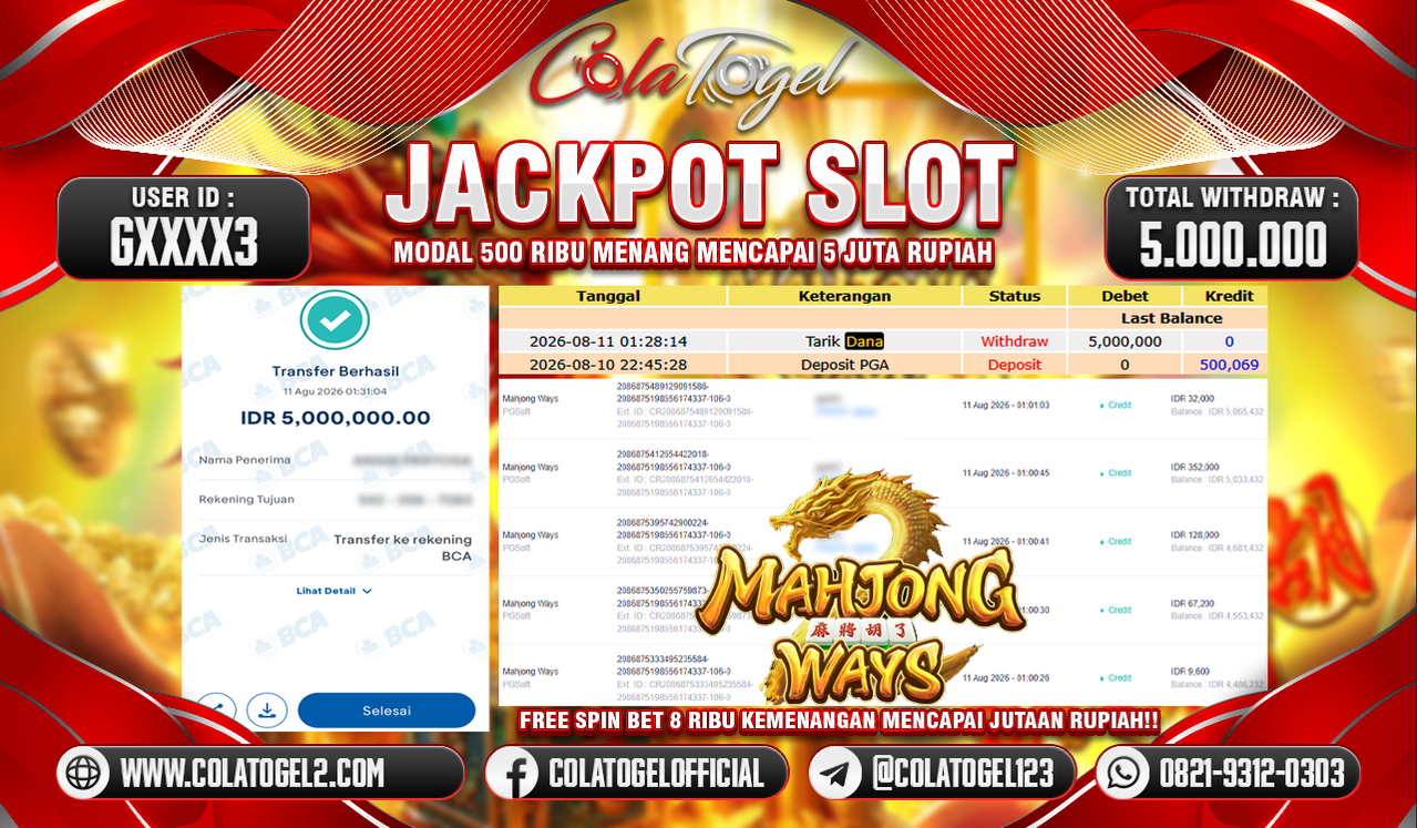 JACKPOT SLOT GACOR!!