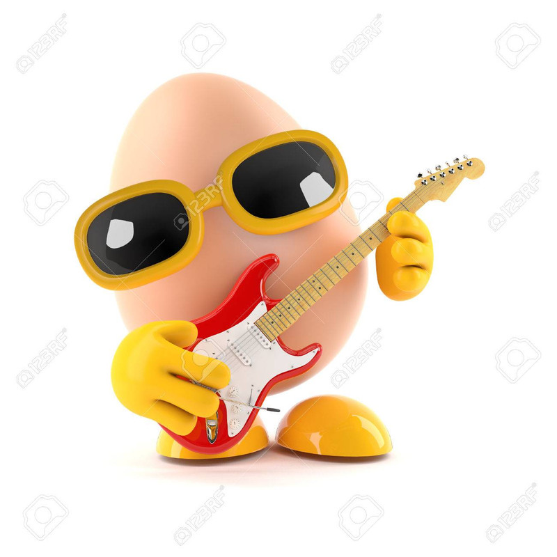 27483614-3d-render-of-an-egg-playing-guitar-Stock-Photo