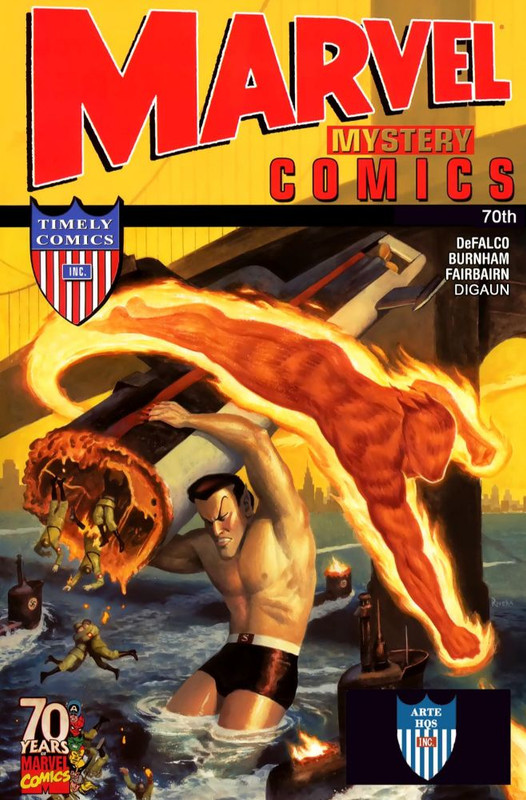 Capa da HQ Maevel Mystery Comics (2009)