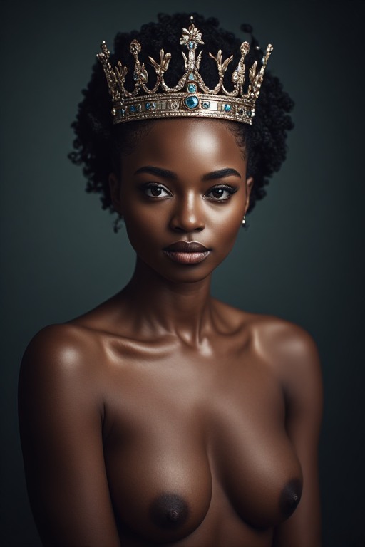 Naked-ebony-Queen-crown-soft-f-(5)
