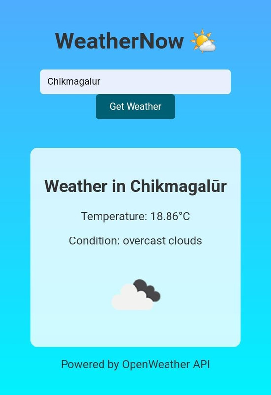 API Weather App