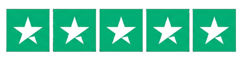 5 stars on Trustpilot