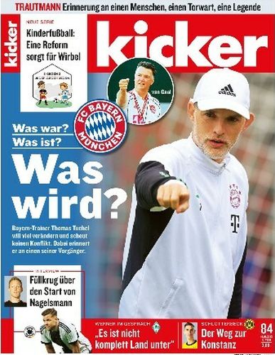 Cover: Kicker Sportmagazin No 84 vom 16  Oktober 2023