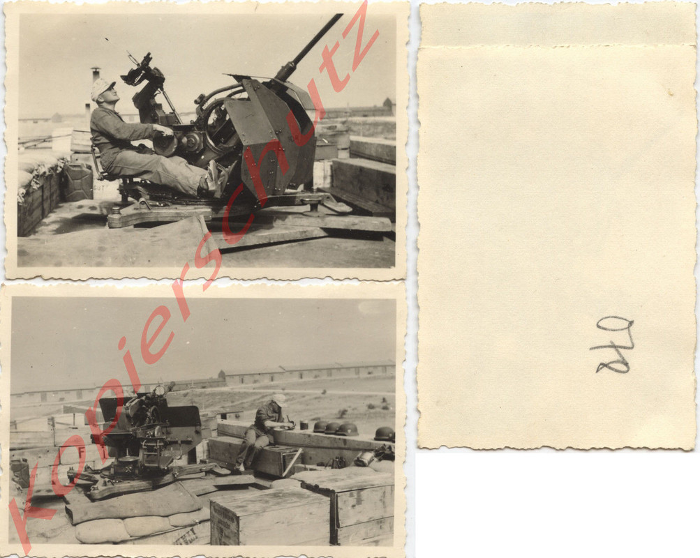 DAK Afrika Flugzeug Flak 2cm Geschütz