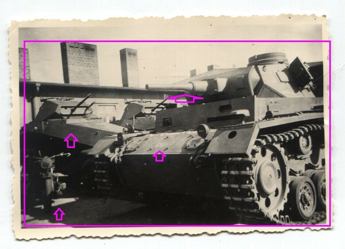 Foto DEUTSCHES Sturmgeschütz Panzer Tank Kurzes Rohr