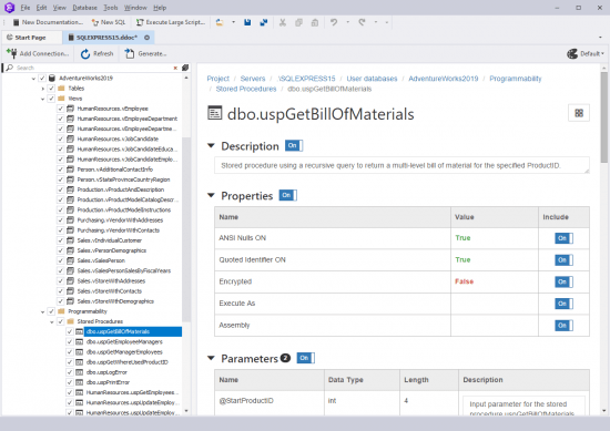dbForge Documenter for SQL Server 1.7.18