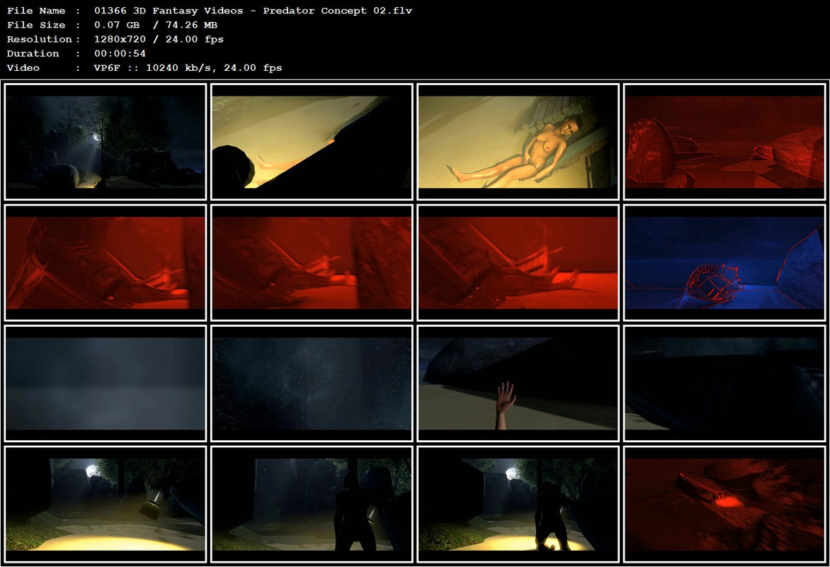 01366 3D Fantasy Videos - Predator Concept 02.flv