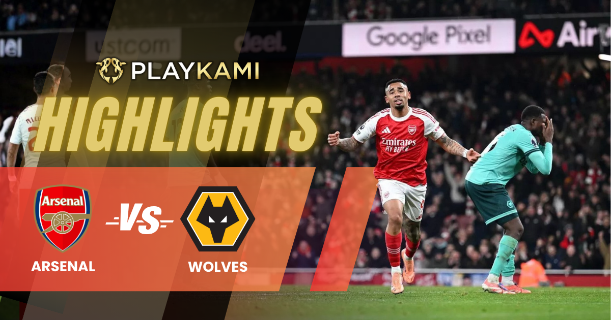 Playkami Arsenal vs Wolves Premier League 2025