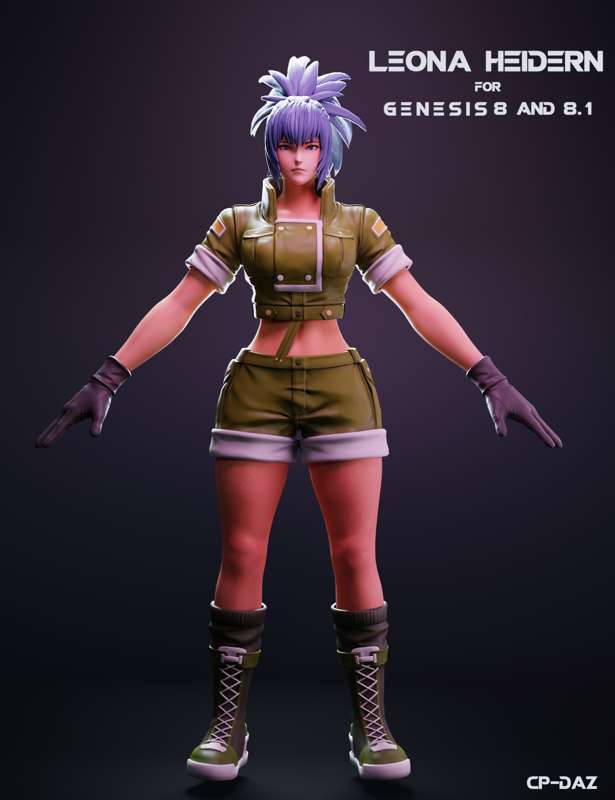 Leona Heidern For Genesis 8 and 8.1 Female Leona Heidern For Genesis 8 and 8.1 Female