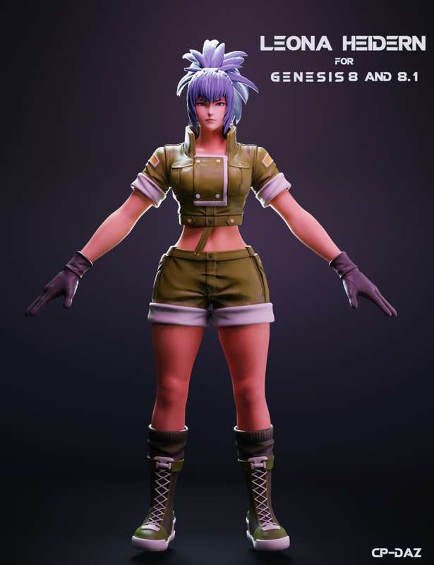 Leona Heidern For Genesis 8 and 8.1 Female