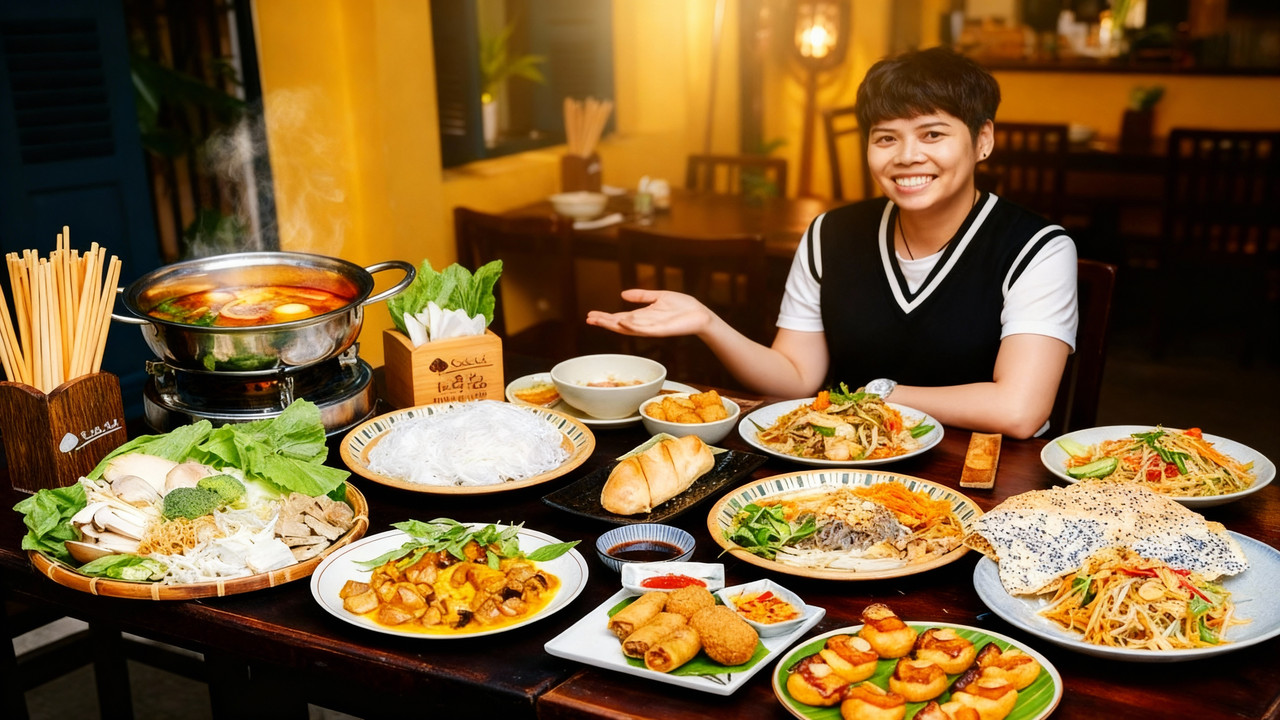 Hình ảnh món ăn được tạo từ AI dựa trên dữ liệu thật của quán