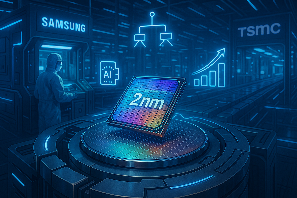Samsung Ataca o Trono: Produção de Chips 2nm Já Começou e Pode Humilhar a TSMC