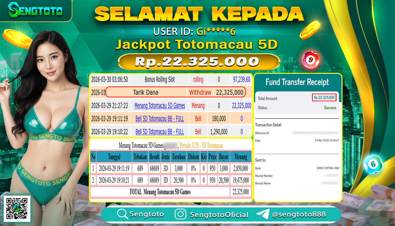 BUKTI PEMBAYARAN TOGEL TOTOMACAU 5D