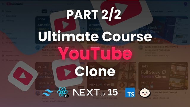 Code With Antonio - Build A Youtube Clone