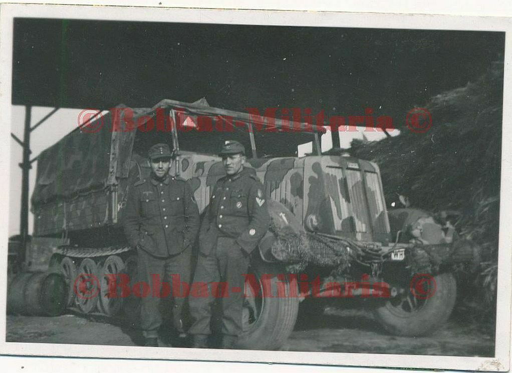 Belgien Bastogne 1944 schw.Halbkette SdKfz super camo für Ardennenoffensive.