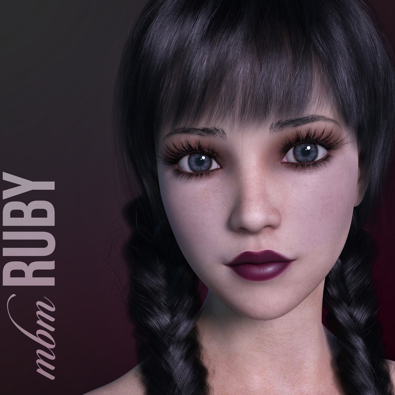 MbM Ruby for Genesis 3 & 8 Female