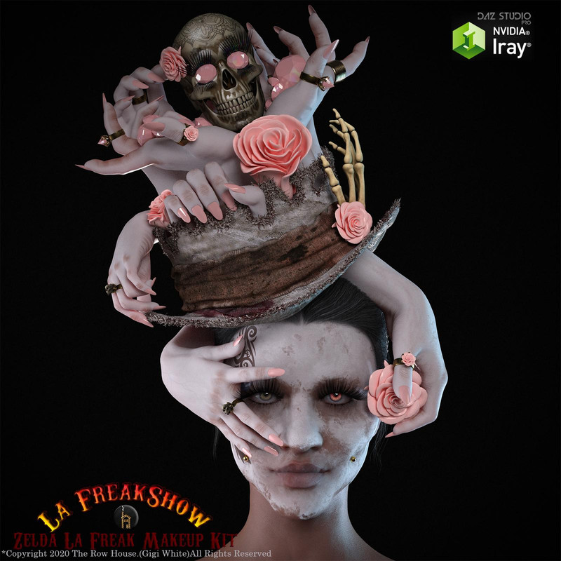 Zelda La Freak FreakShow Makeup Kit Zelda La Freak FreakShow Makeup Kit