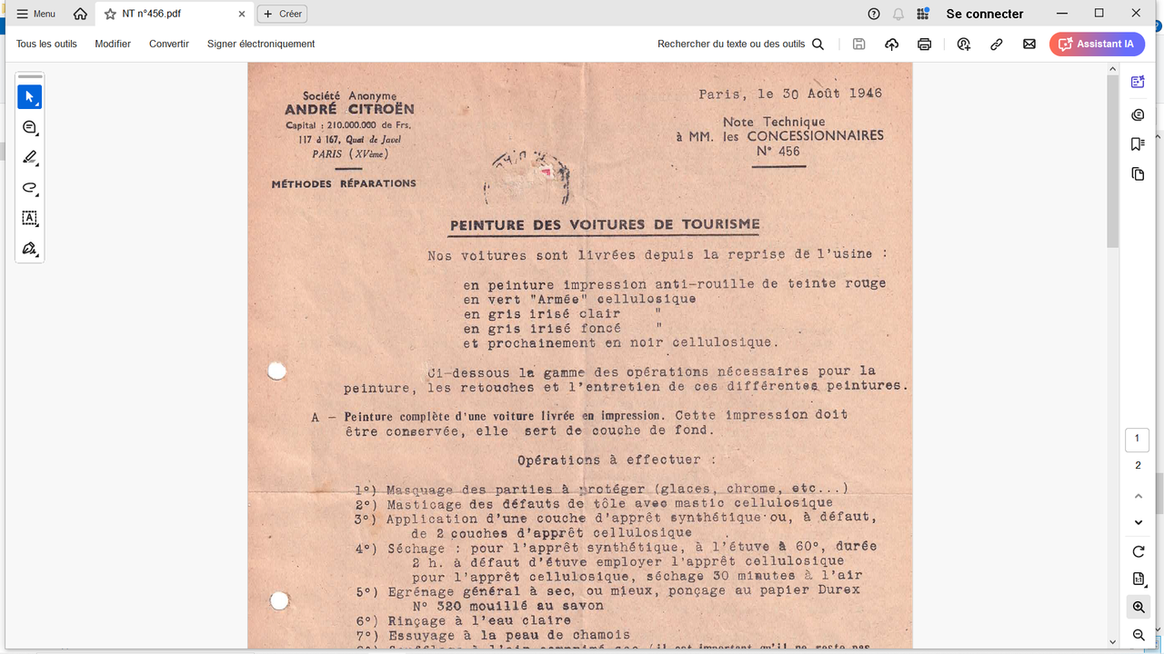 NT 456 30 Août 1946