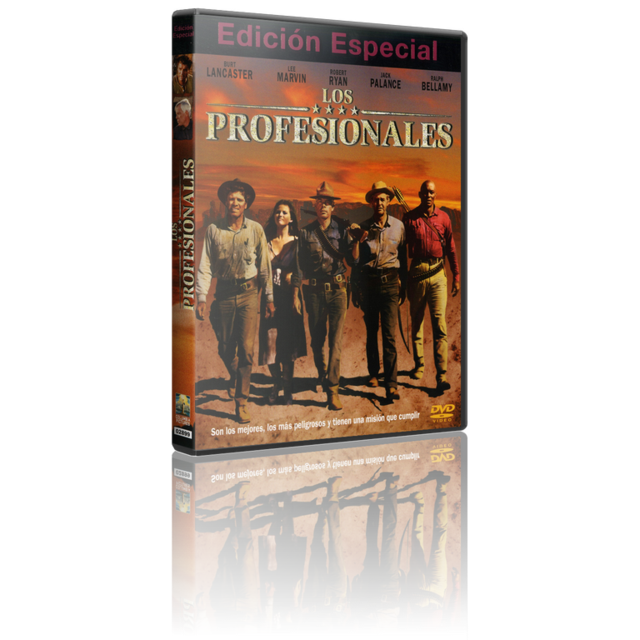 Portada - Los Profesionales [E.E.] [DVD9Full] [PAL] [Cast/Ing/Fr/It] [Sub:Varios] [1966] [Western]