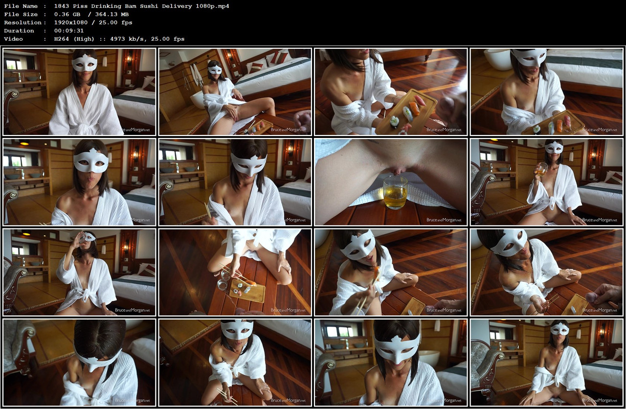 1843 Piss Drinking Bam Sushi Delivery 1080p mp4