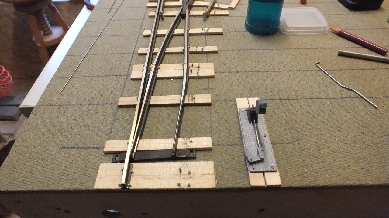 Bahnhof Sägewerk (72) Weichenstellhebel