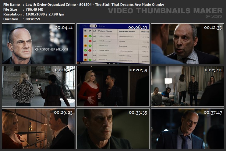 Law & Order Organized Crime - S01E04 - The Stuff That Dreams Are Made Of.mkv