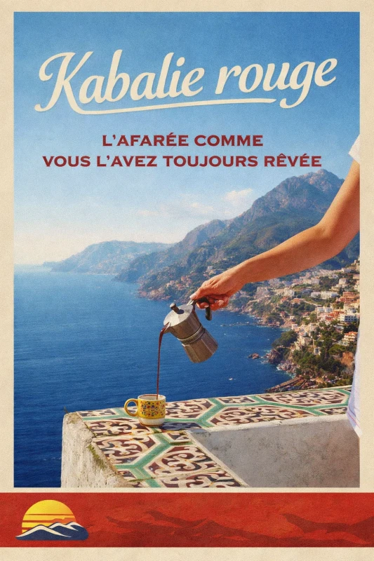 Affiche touristique pour la Kabalie rouge