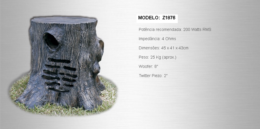 CAIXAS DE SOM ACÚSTICAS PERSONALIZADAS ARVORE WOODSOUND JARDIM