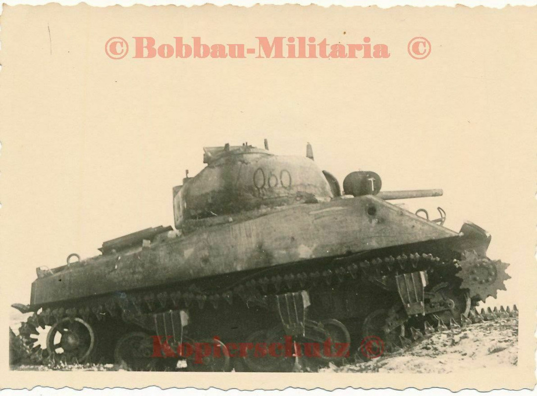 Endkampf 1944-45 LwFD Ostront Beute US Sherman Panzer lend-lease combat. (2)